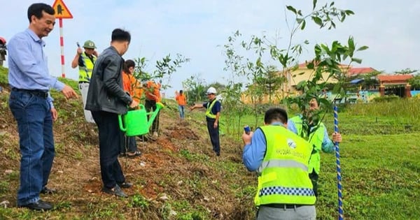 ปลูกต้นไม้เพิ่มบนทางหลวงแผ่นดินผ่านจังหวัดภาคเหนือตอนกลาง