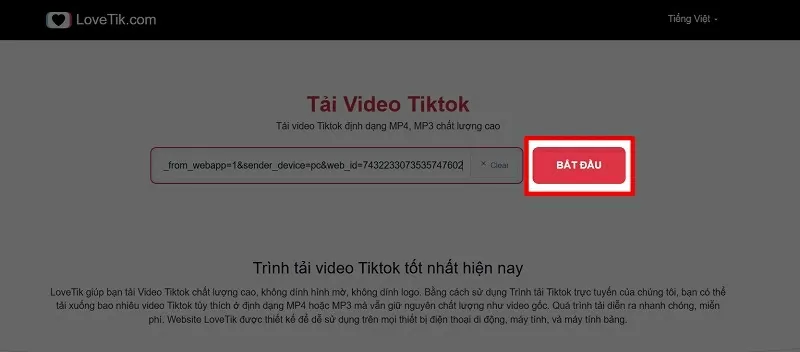 Tải video TikTok không logo về máy tính với vài thao tác đơn giản