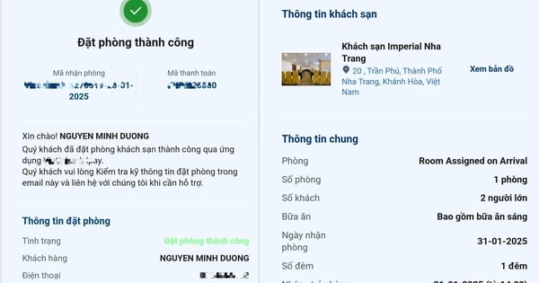 Du khách bức xúc vì đặt phòng trả tiền qua app nhưng bị hủy