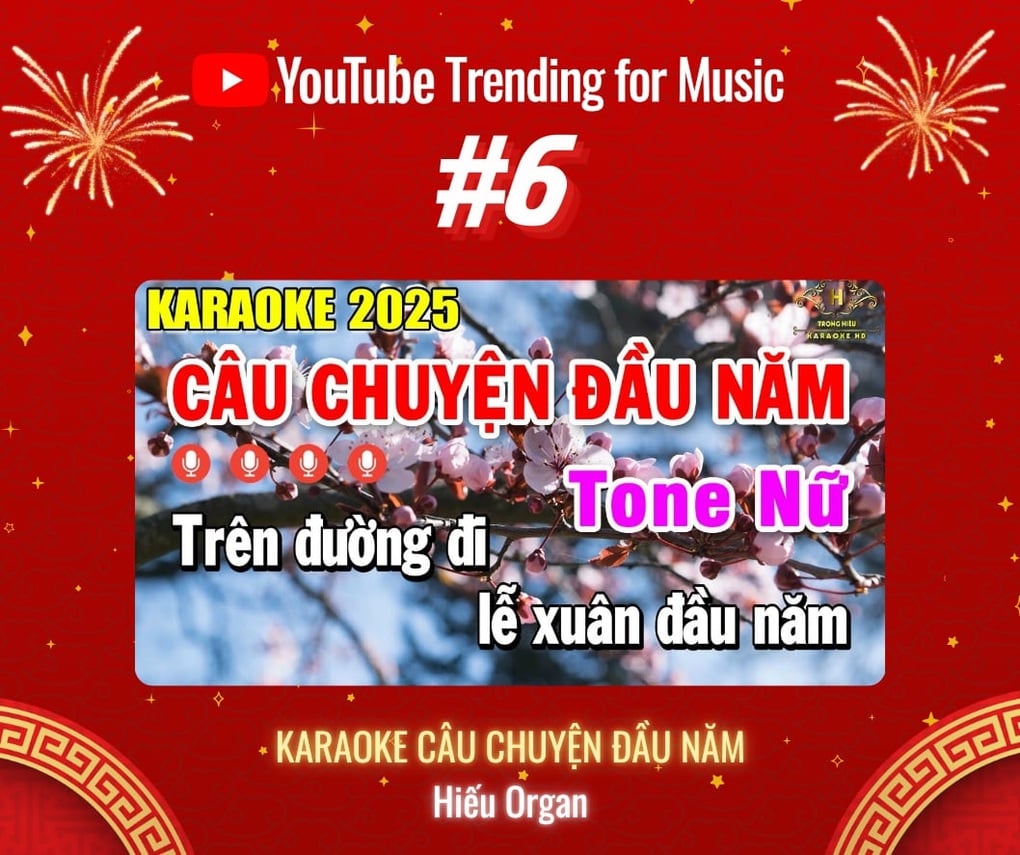 Nhạc karaoke thống trị top trending YouTube mùa Tết - 1