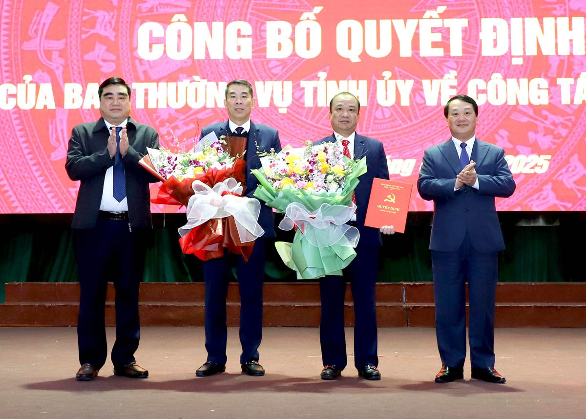 The Standing Committee of the Provincial Party Committee mobilized and appointed the Secretary of the Yen Minh District Party Committee.