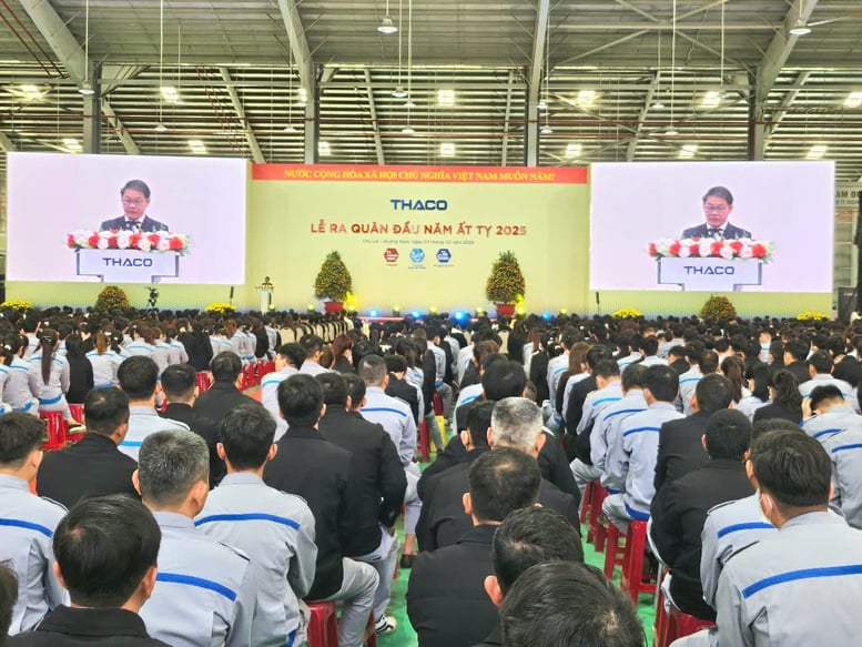 THACO inaugurated many dynamic projects on the first production day of the year of the Snake.