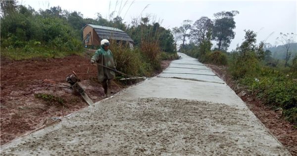 Año Nuevo en una comuna fronteriza de la provincia de Quang Tri