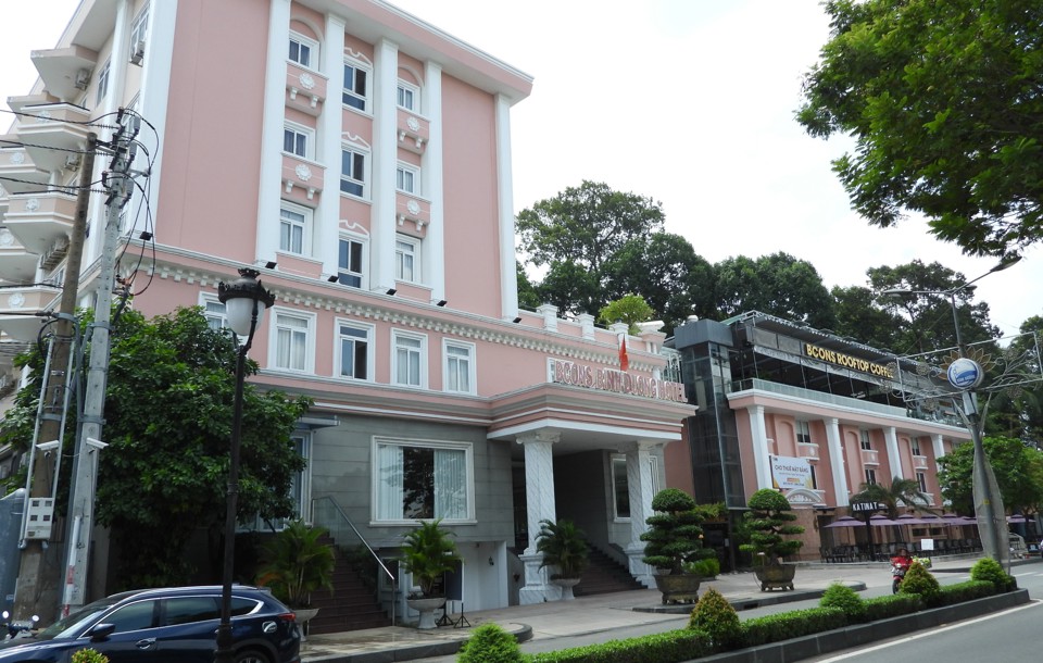 La maison d'hôtes de la province de Binh Duong n'est plus en activité et est actuellement fermée à la location. Photo : Lam Thien.