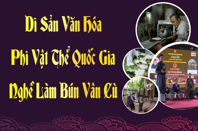 Tổ chức nhiều hoạt động dịp đón nhận di sản văn hóa Nghề làm bún Vân Cù - Ảnh 1.