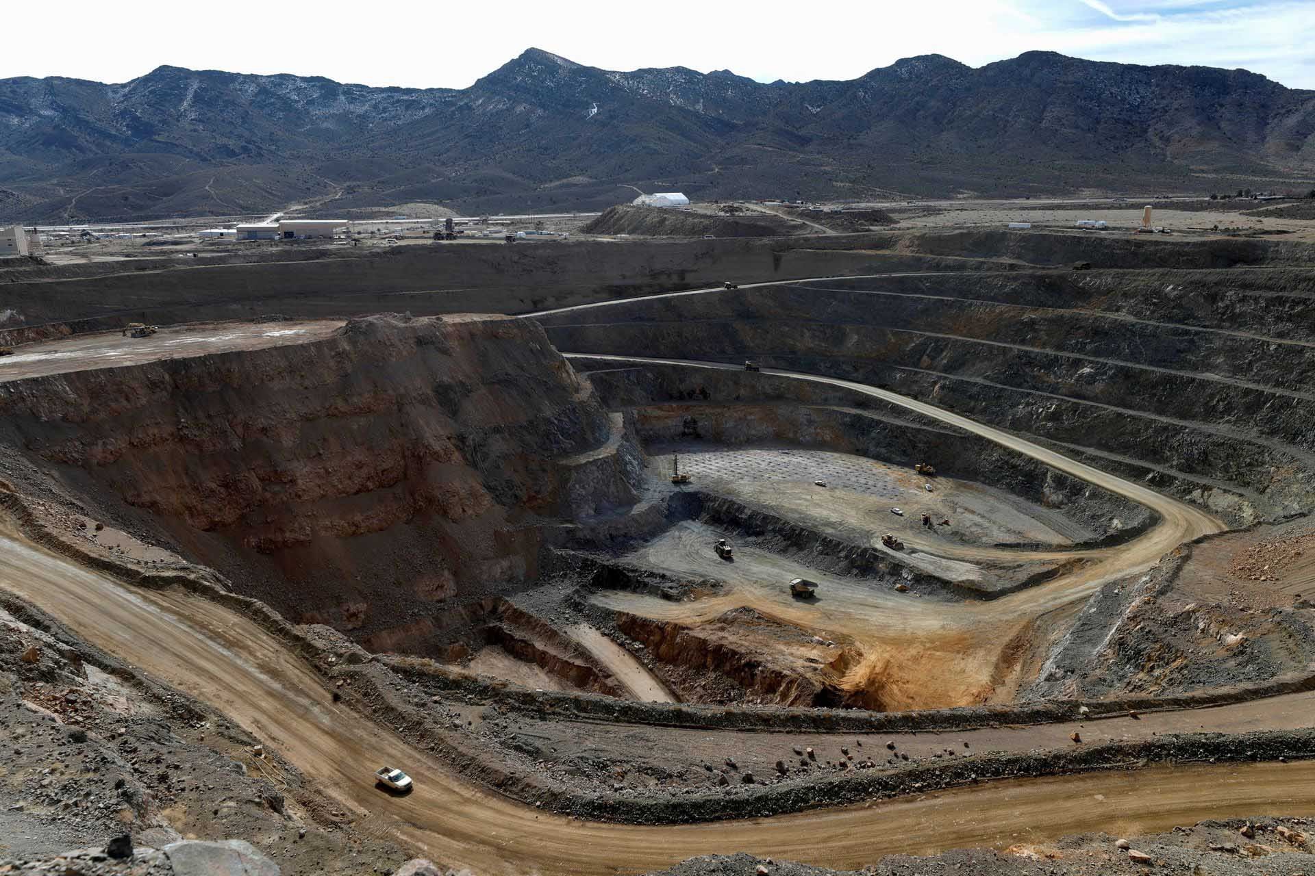 Mỏ đất hiếm Mountain Pass tại California, Mỹ. (Nguồn: Reuters)