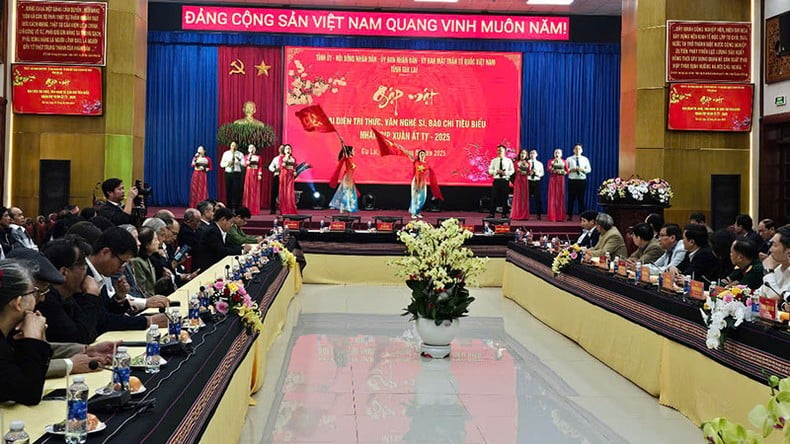 Gia Lai: Gặp mặt đại diện trí thức, văn nghệ sĩ, báo chí tiêu biểu đầu Xuân 2025 ảnh 1