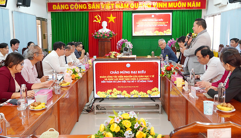 JAMWEI Institute delegation visited and worked in Dong Thap