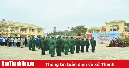 Les gardes-frontières de Thanh Hoa ont lancé le festival de plantation d'arbres « À jamais reconnaissant envers l'oncle Ho » Spring At Ty 2025