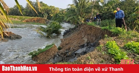 Das Problem der Erdrutsche an den Ufern des Mo-Flusskanals muss dringend behoben werden