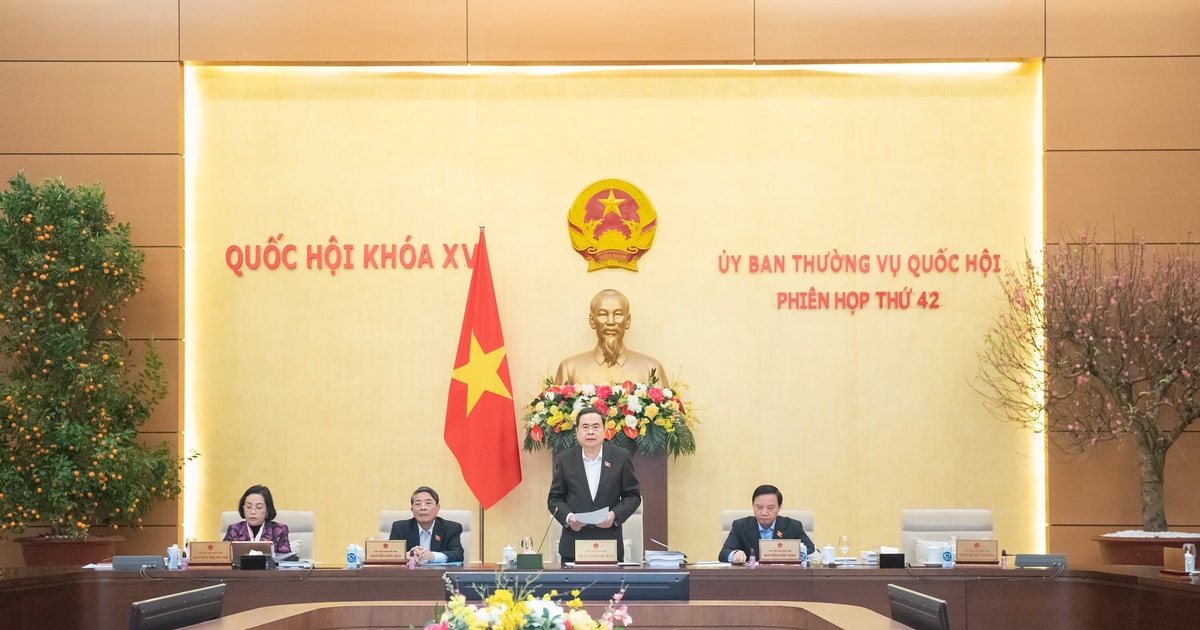 Opening of the 42nd Session of the National Assembly Standing Committee