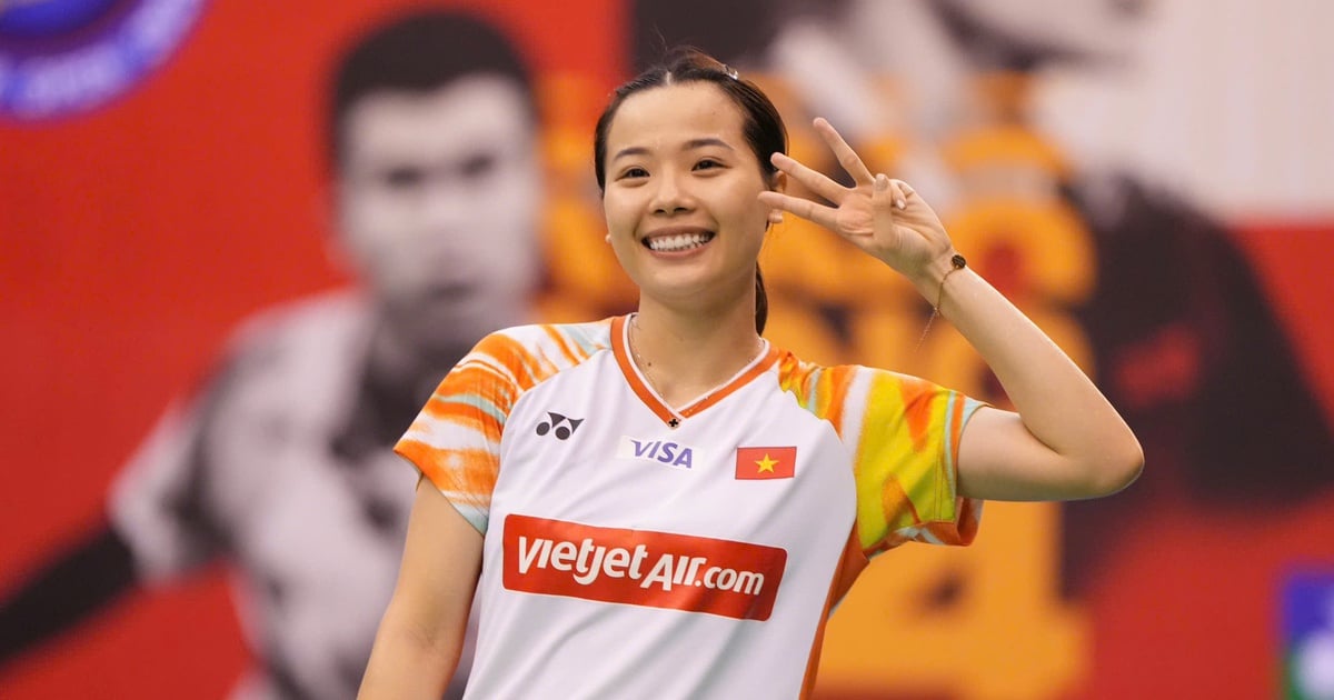 La reina de belleza del bádminton, Nguyen Thuy Linh, recibe buenas noticias antes del Open de Alemania