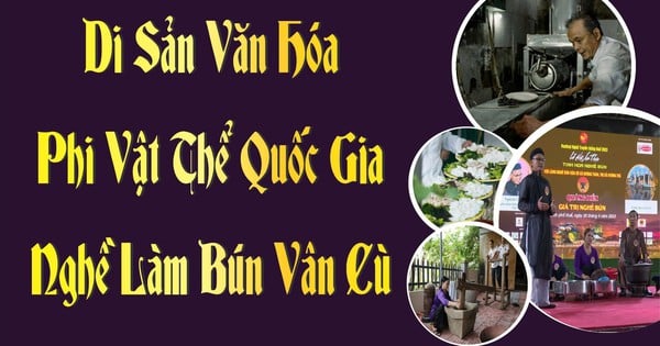 Organizing many activities on the occasion of receiving the cultural heritage of Van Cu vermicelli making profession