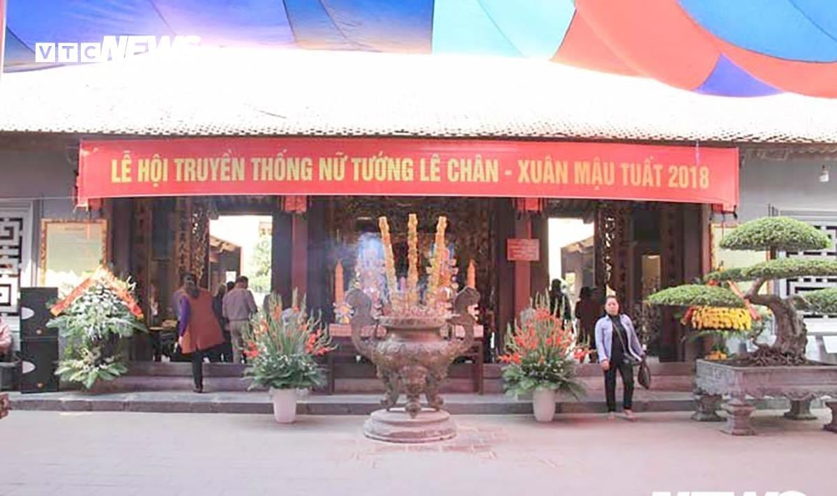 Đền Nghè nơi thờ Nữ tướng Lê Chân, người có công khai hoang, lập ấp nên Trang An Biên xưa, nay là TP Hải Phòng.