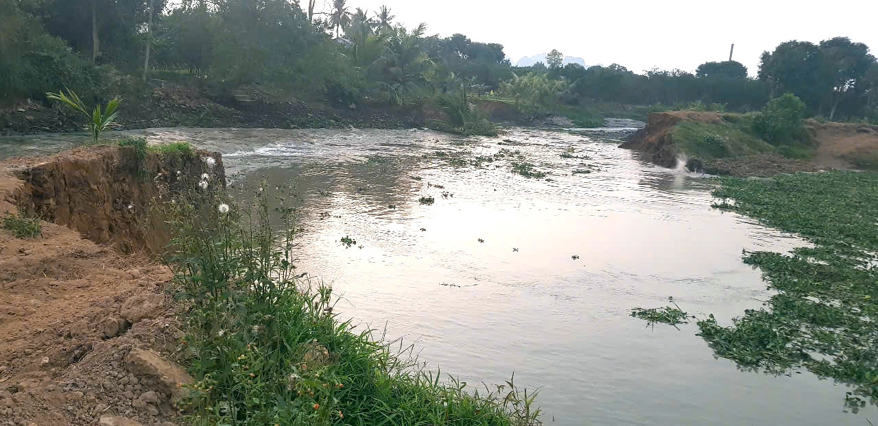 La explotación del suelo por parte de la fábrica a2Brick provoca la erosión de la ribera del río Le en Thanh Hoa.jpg