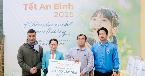 ABBANK launched a fundraiser to plant 100,000 trees for people in Yen Bai province