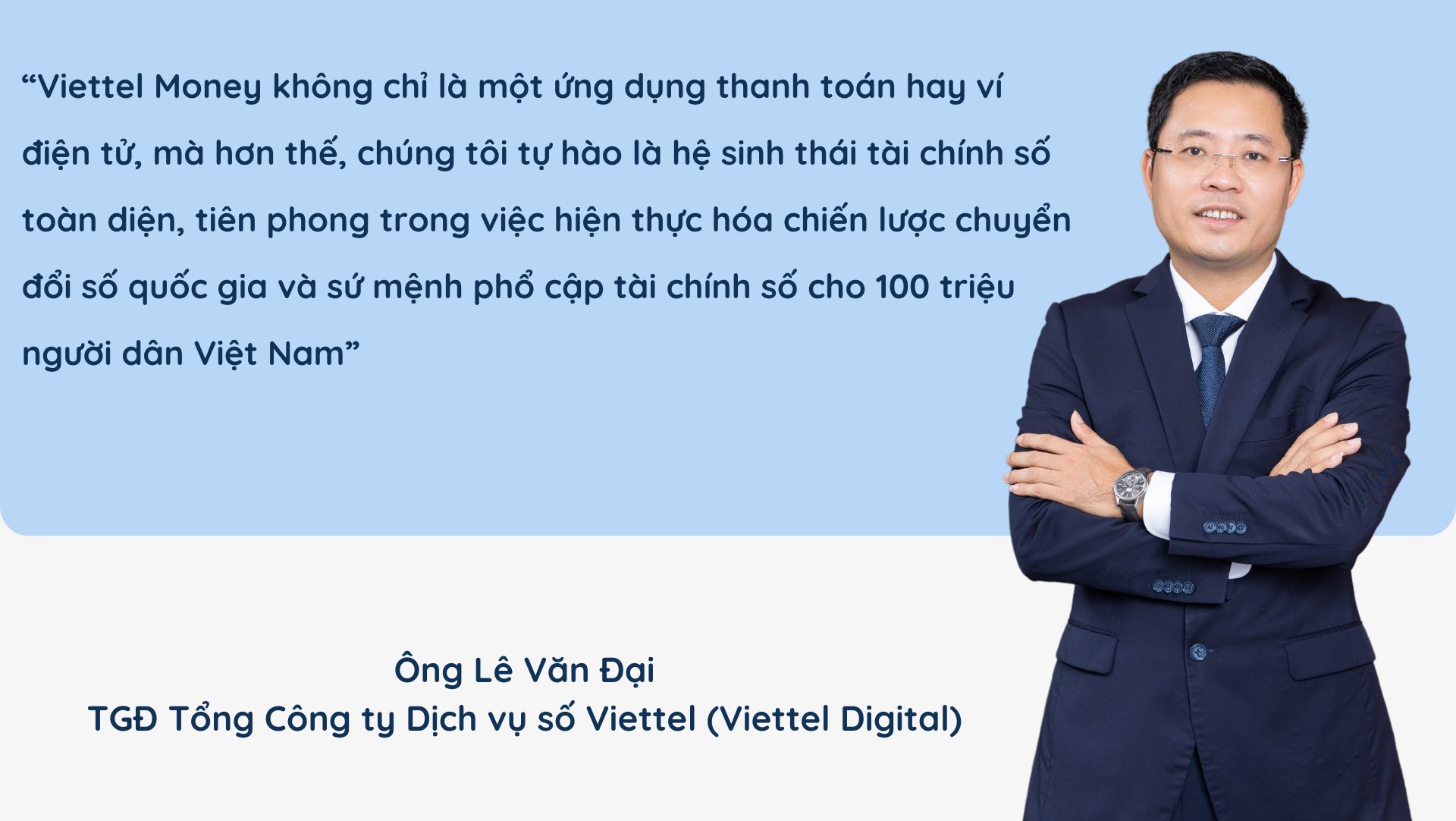 CEO Viettel Money Phổ cập tài chính số không ai bị bỏ lại phía sau