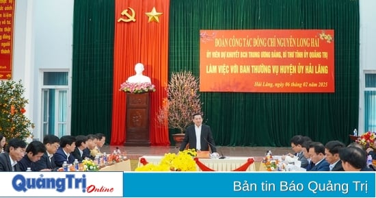 Hai Lang bemüht sich noch mehr, den Status des wichtigsten Industriegebiets der Provinz Quang Tri zu erlangen.