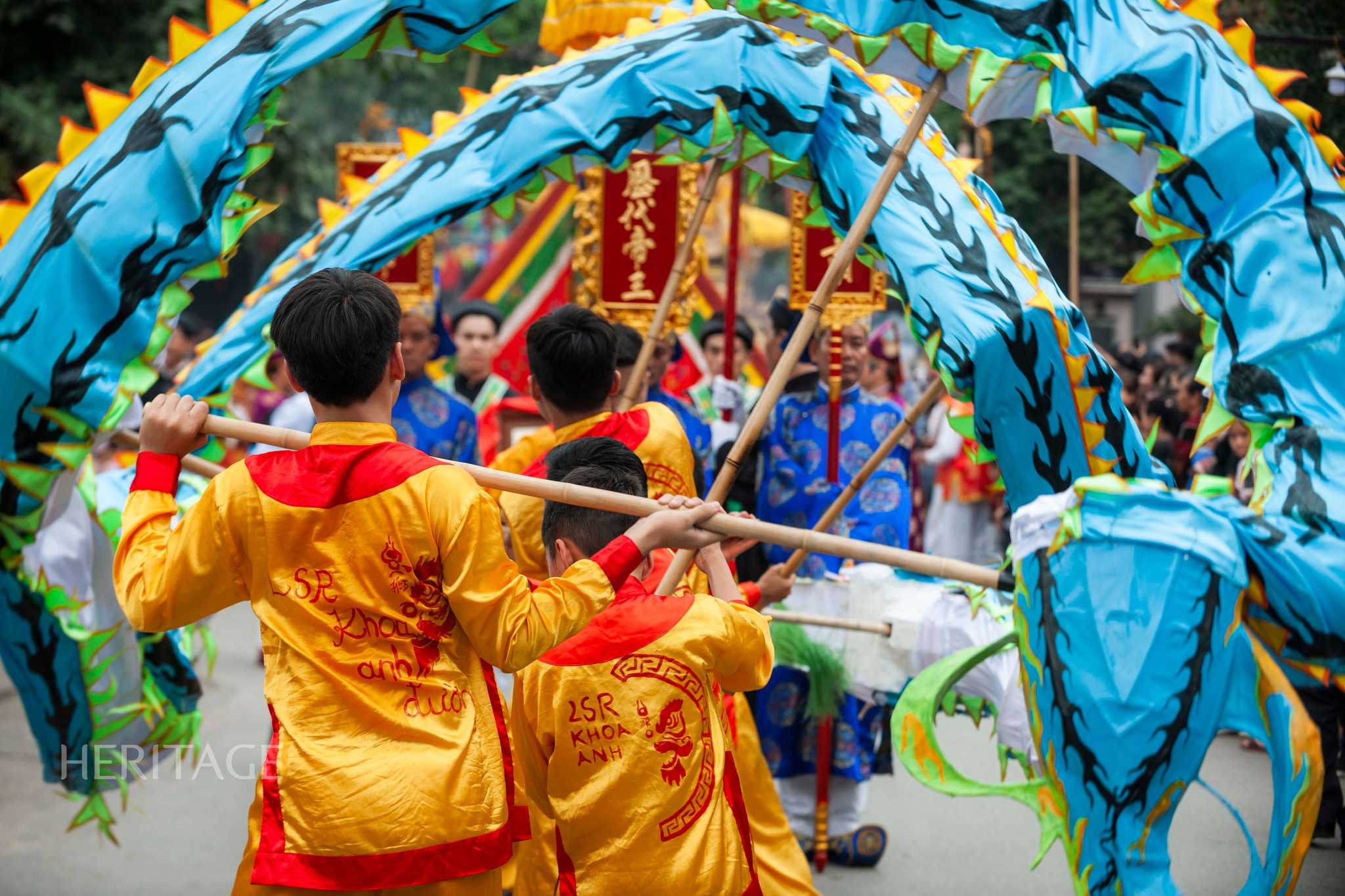 Về hội làng Triều Khúc xem múa bồng