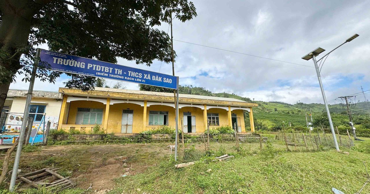 Una serie de escuelas satélite abandonadas en Kon Tum