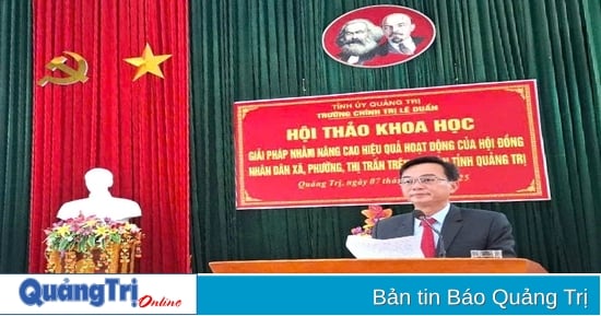 Hội thảo khoa học về nâng cao hiệu quả hoạt động của HĐND xã, phường, thị trấn