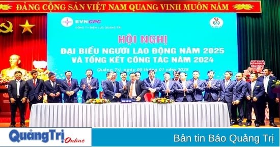 Quang Tri Power Company valorise la discipline, la discipline et assure la sécurité du travail.