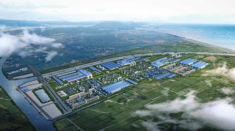 Perspective of Xuan Thien Nam Dinh Green Steel Complex, total investment capital of 98,900 billion VND