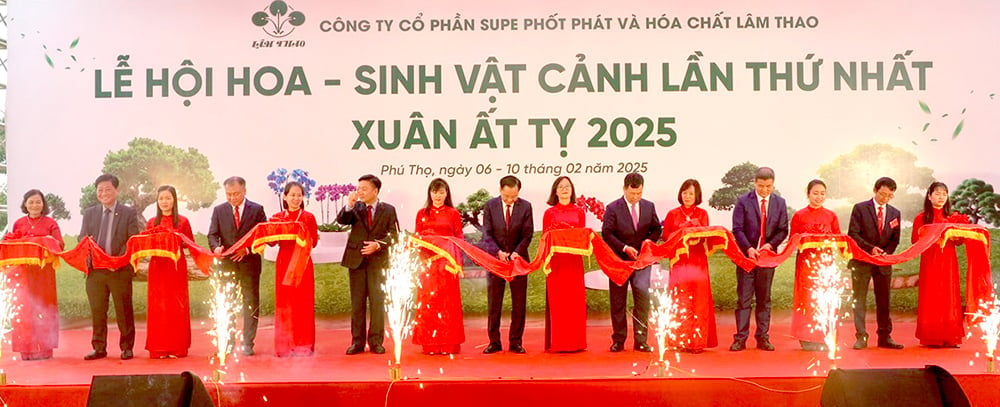 Lễ hội Hoa - Sinh vật cảnh Supe Lâm Thao lần thứ Nhất Xuân Ất Tỵ 2025