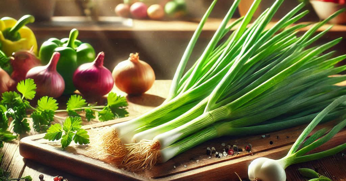 Many surprising benefits of green onions