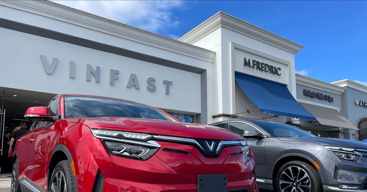 VinFast sells more than 2,600 electric cars in the US