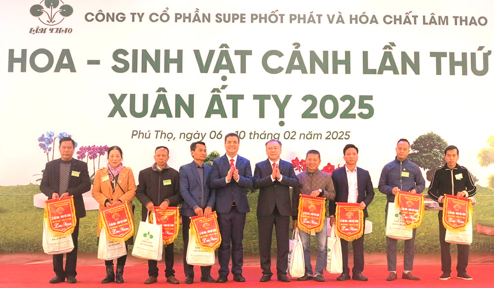 Lễ hội Hoa - Sinh vật cảnh Supe Lâm Thao lần thứ Nhất Xuân Ất Tỵ 2025