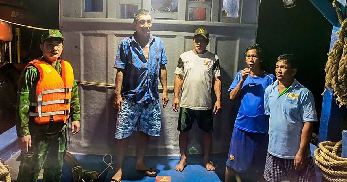 En tres días, los guardias fronterizos de Kien Giang arrestaron a tres barcos pesqueros que transportaban petróleo DO ilegal en el mar.