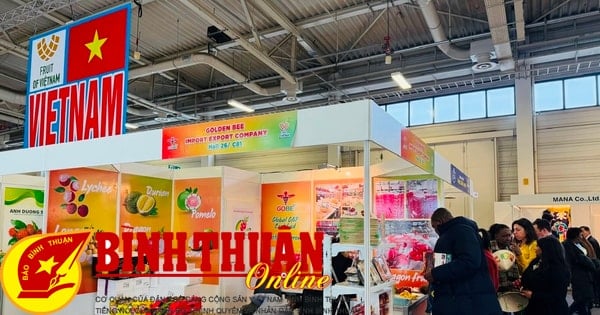 Le fruit du dragon de Binh Thuan est présent à l'exposition de fruits et légumes en Allemagne