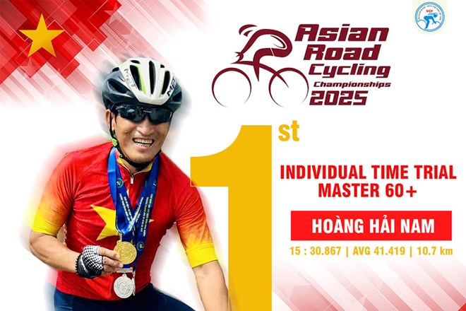 El equipo de Vietnam ganó la medalla de oro en bicicletas prestadas