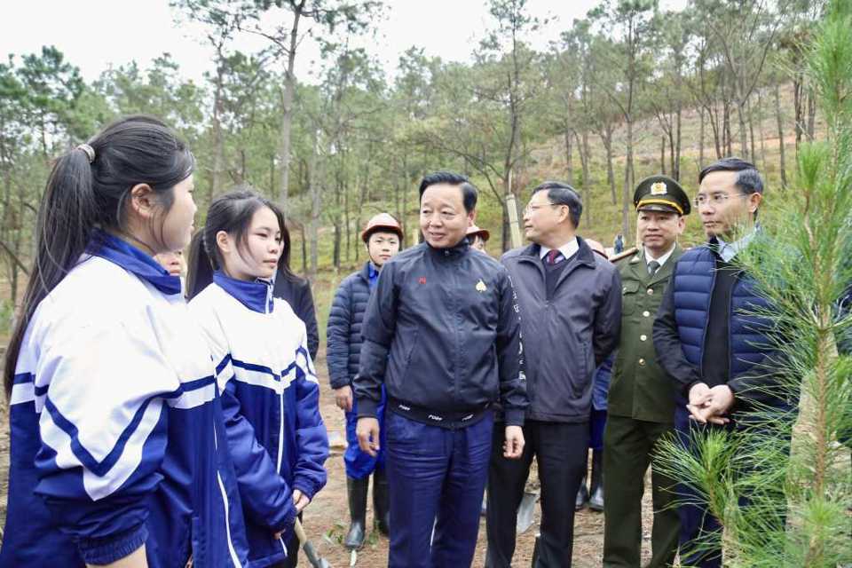 Phó Thủ tướng Chính phủ Trần Hồng Hà, Ủy viên Trung ương Đảng tham dự lễ phát động. Ảnh: TTT