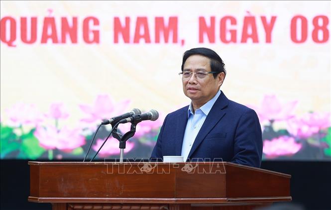 Premierminister Pham Minh Chinh: Quang Nam muss Wachstumsziel von 10 % oder mehr erreichen