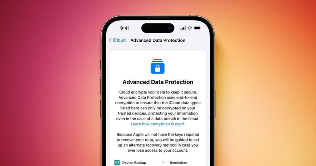 Comment activer le cryptage de bout en bout pour les données stockées sur iCloud