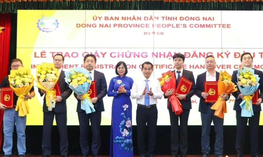 Dong Nai ផ្តល់វិញ្ញាបនបត្រចុះបញ្ជីវិនិយោគដល់គម្រោងធំៗ