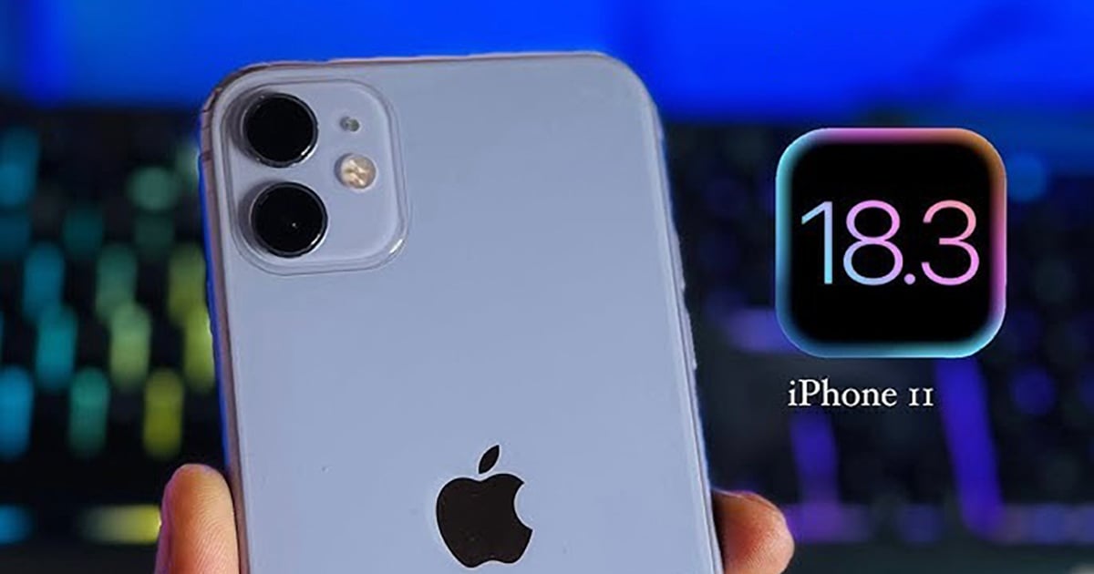 Apple បញ្ចេញ iOS 18.3 ថ្មីសម្រាប់ iPhone 11