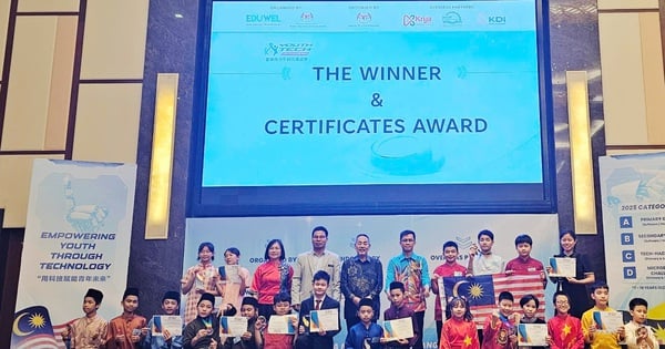 Vietnam won 2 gold medals at Asian Youth Technology Competition