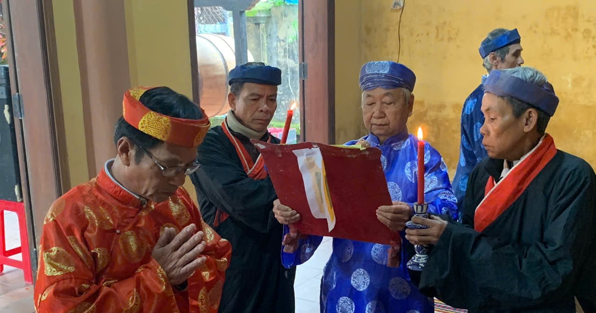 Commemoration of the founder of Phuoc Kieu bronze casting village