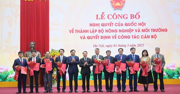 Bộ trưởng Bộ Nông nghiệp và Môi trường bổ nhiệm lãnh đạo các đơn vị trực thuộc