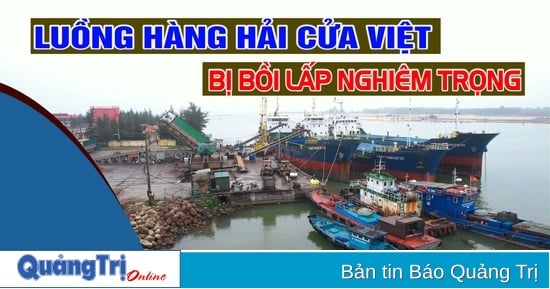 Cua Viet waterway is seriously silted up.