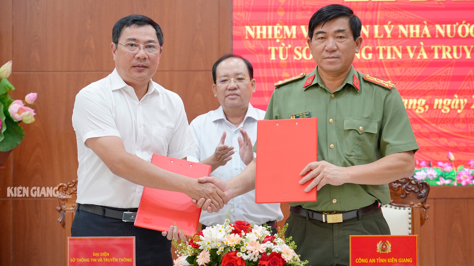 Kien Giang Provincial Police received 5 tasks from departments and branches