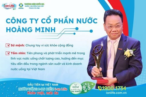 i-on Life: Tiên phong trong công nghệ sản xuất nước ion kiềm tại Việt Nam