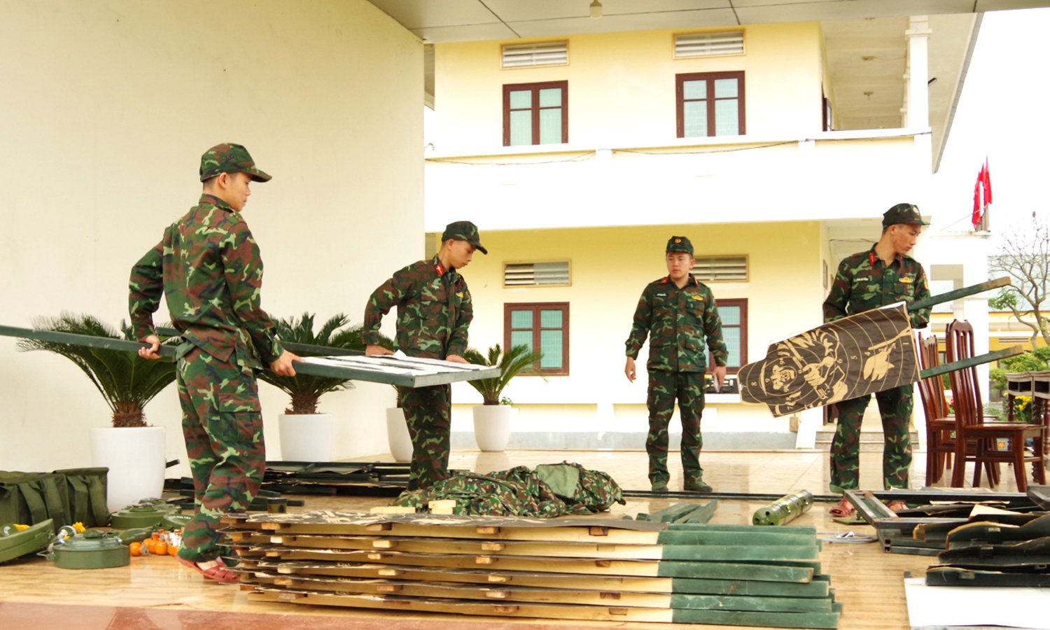 Listos para la temporada de entrenamiento militar con el espíritu de "velocidad, determinación para ganar"