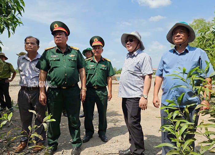 Forestry Department inspects forest fire prevention and fighting in Kien Giang