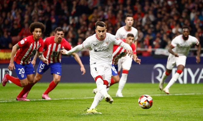 L'Athletic Bilbao met fin à la série de 28 matchs sans défaite de l'Atlético Madrid à domicile lors du match aller de la demi-finale de la Copa | Actualités arabes