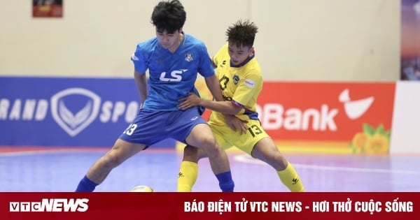 Round 3 of the 2025 HDBank National Futsal Championship: Thai Son Bac rose to second place in the table