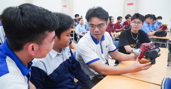 Ein College in Ho-Chi-Minh-Stadt verschenkt Motoren an Studenten, damit diese ihrer Kreativität freien Lauf lassen können.